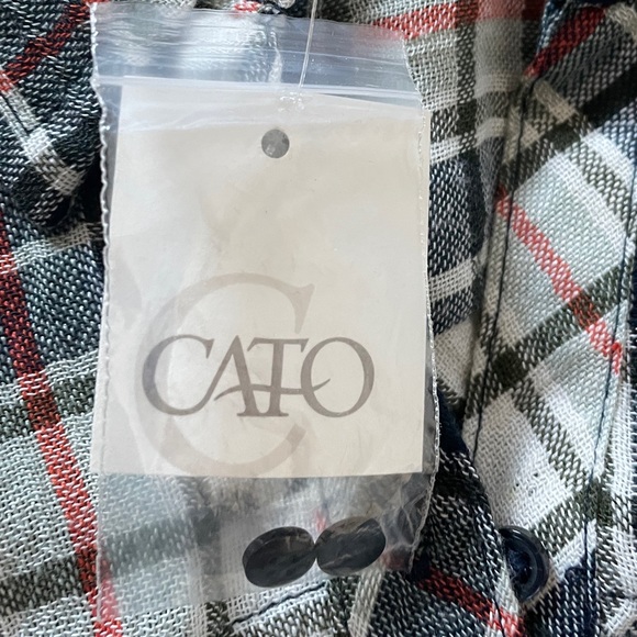 Long Sleeve Button Up Shirt Plus Size 22/24W NEW - Picture 7 of 10